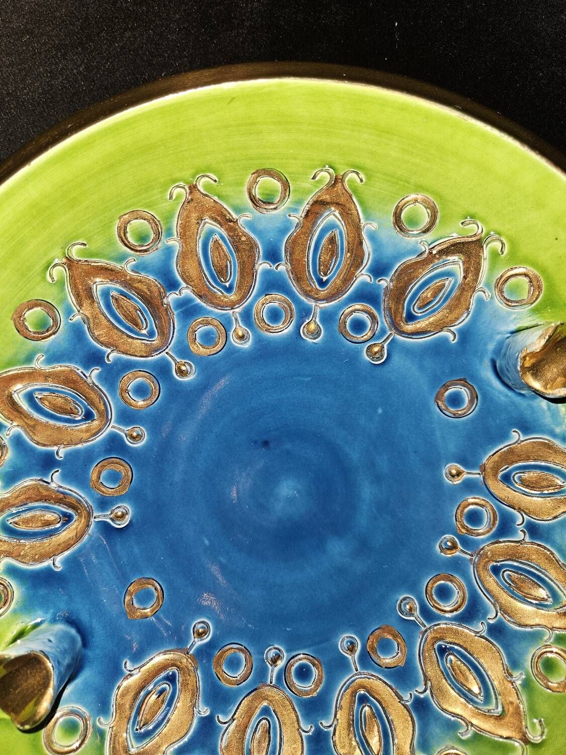 Vintage Bitossi ashtray 1950-1960  
A decorative piece of good size, t