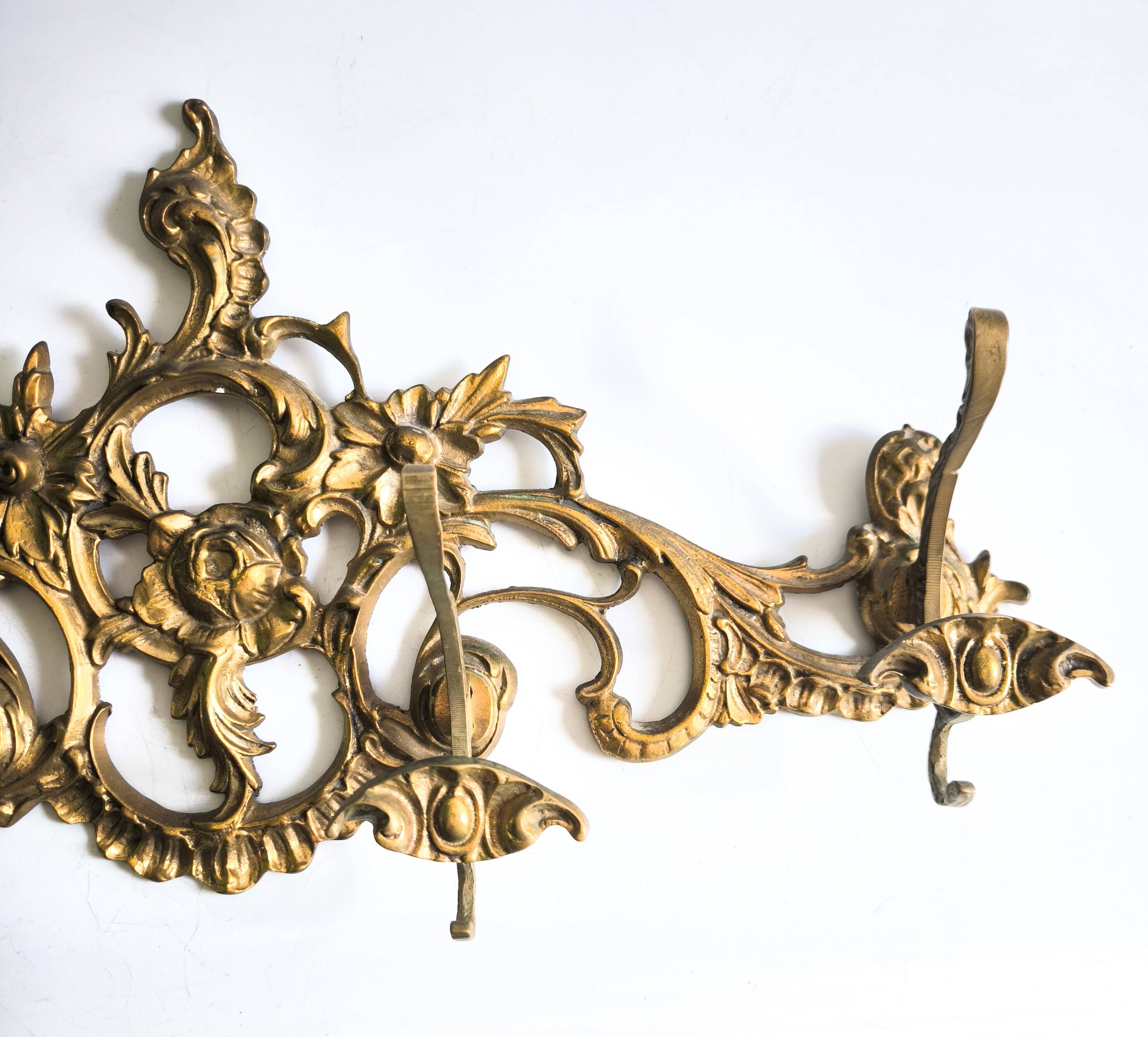 Bronze coat rack in Imperial style from the 1950s.