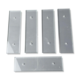 Large model glass cleanliness plates for door
