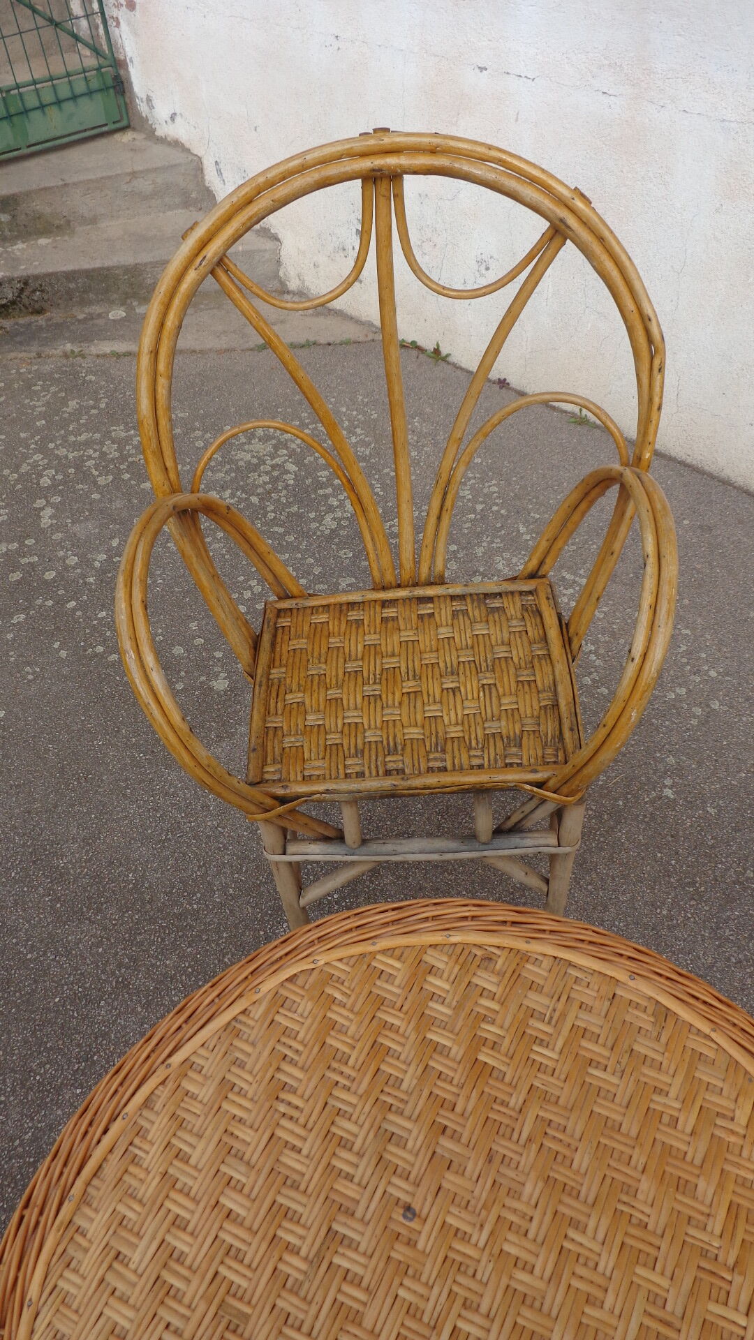 4-piece rattan set