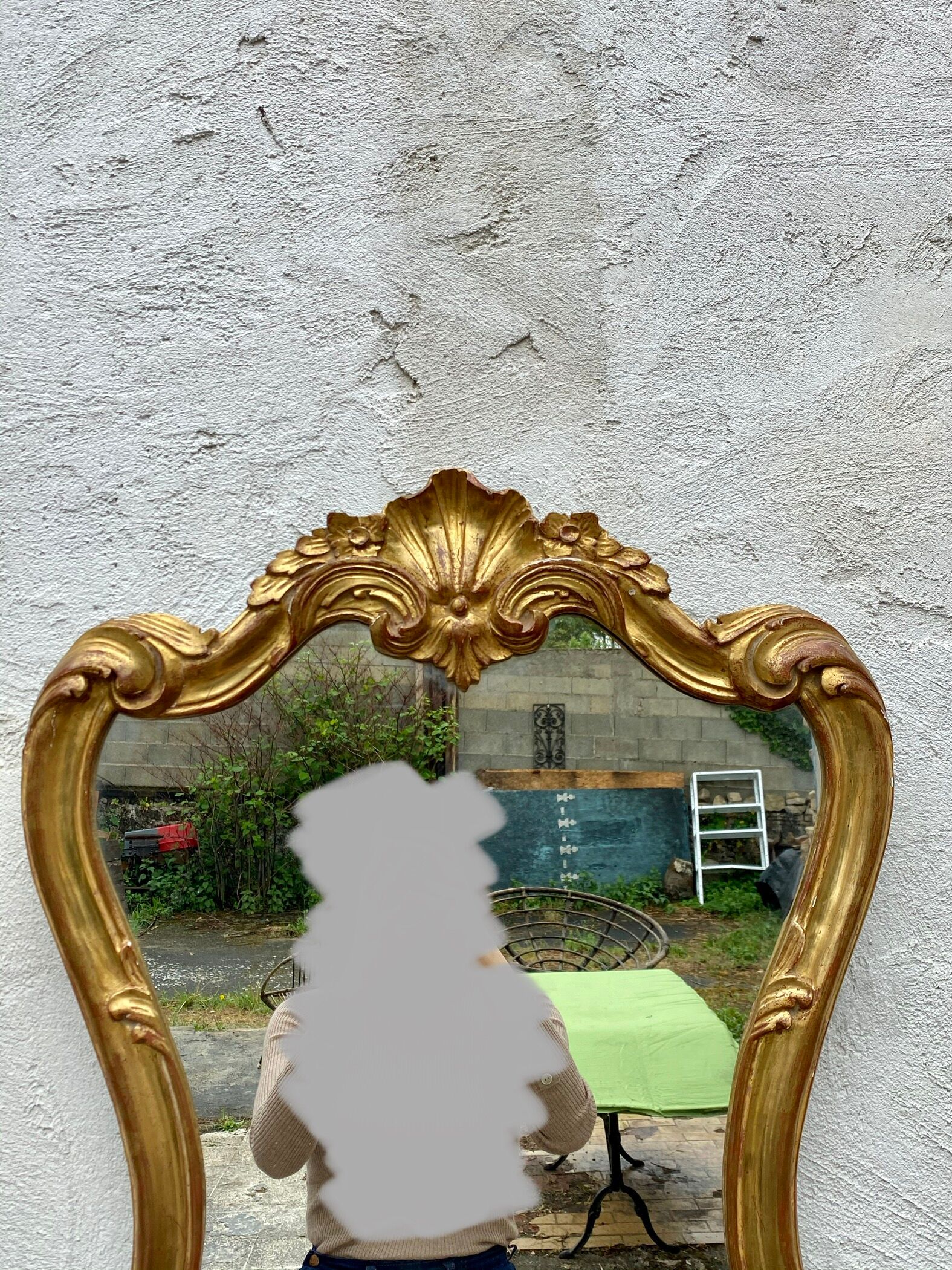 Louis XV style mirror  52x67cm
