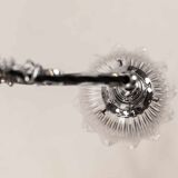10" Chrome Holophane 'Stiletto' Chandelier