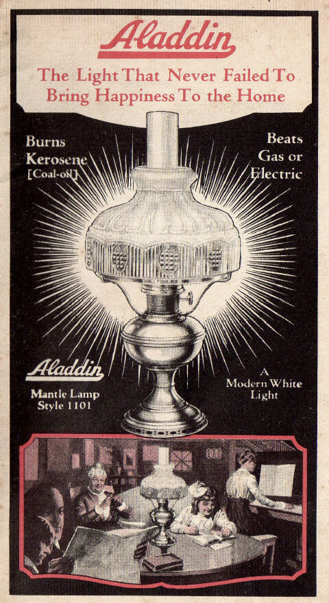 Pair of Aladdin Model 11 table lamps in satin brass, UK, 1922