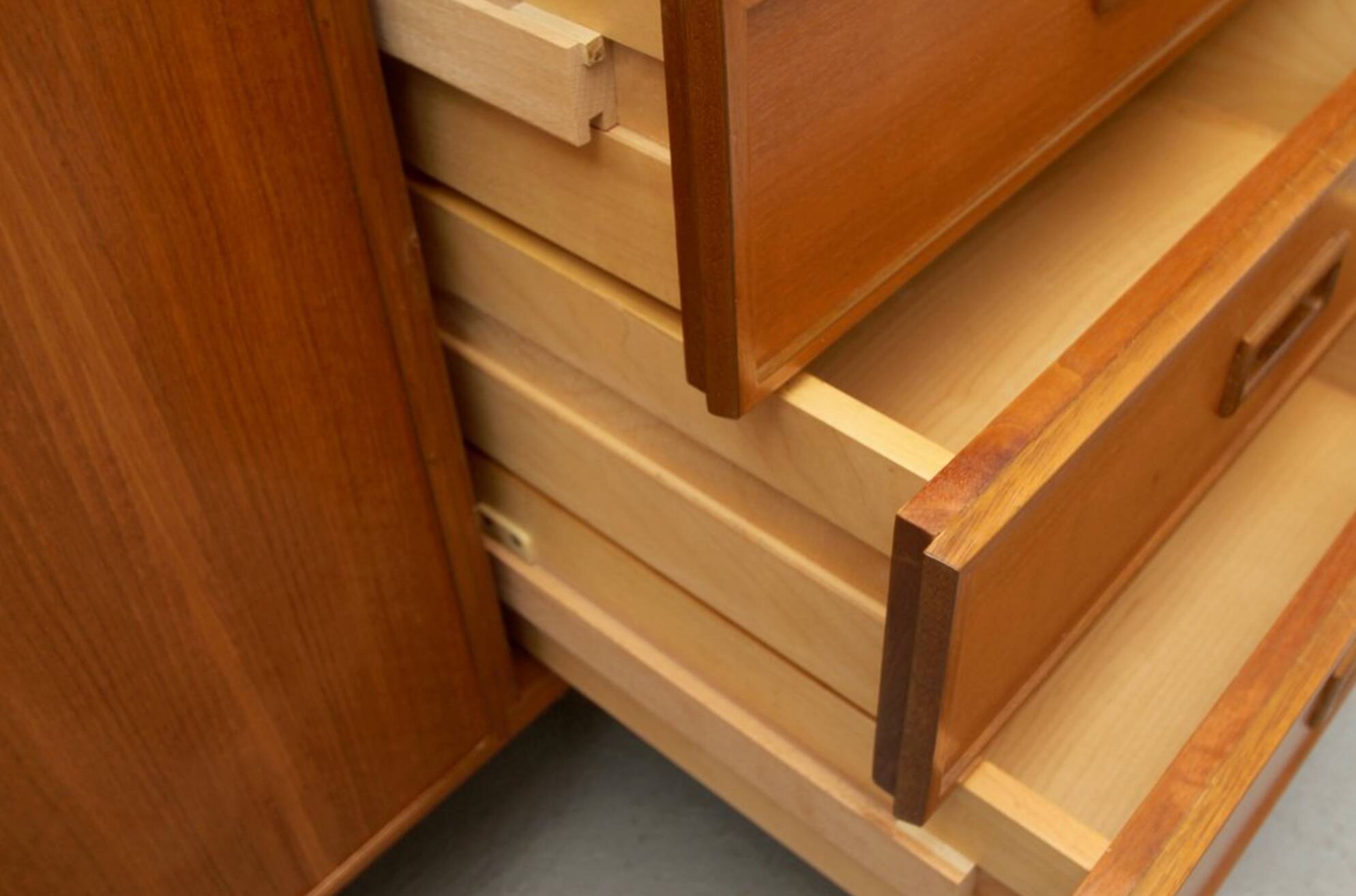 1960s sideboard in teak and formica