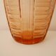 Vase en verre orangé