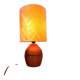 Lampe de chevet en bois 1970