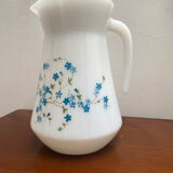 Carafe fleur bleue