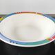 Set of 4 vintage Memphis style deep plates.