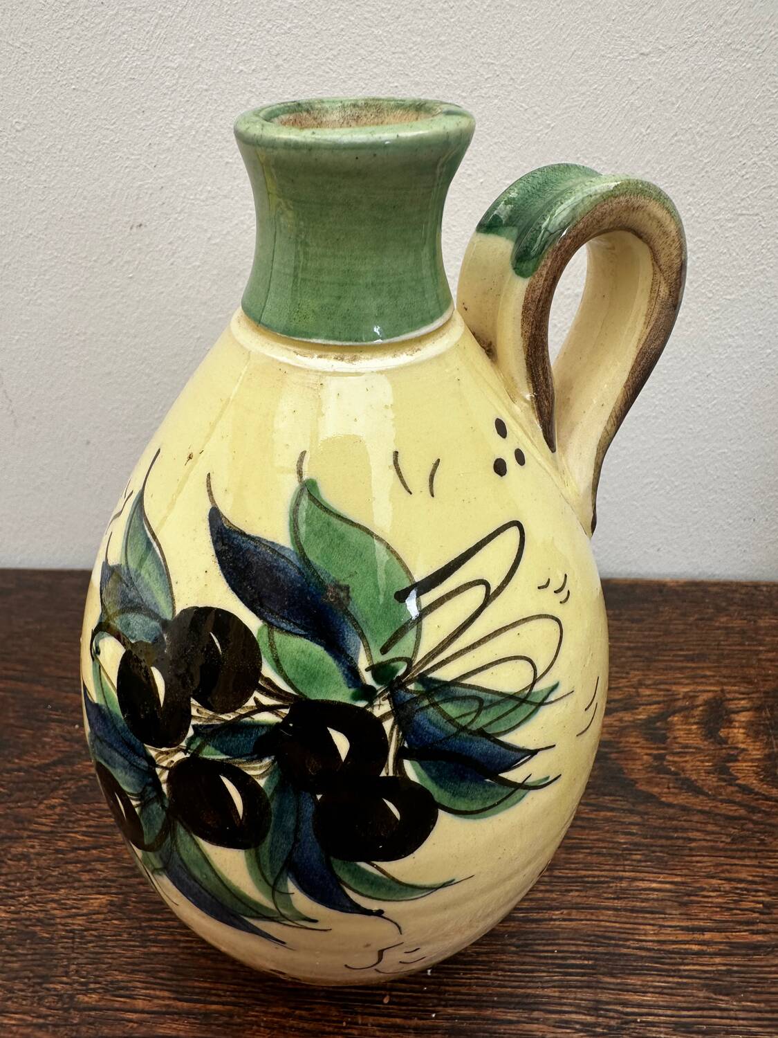 Pichet Pottery Grain De Sel - Pottery from Provence, France - Olive Decor