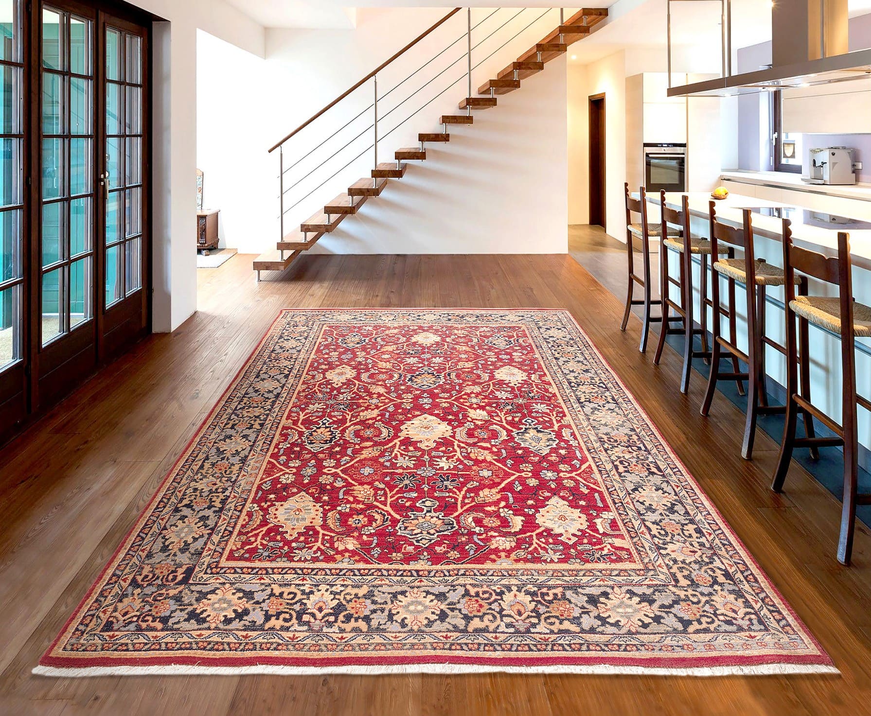 Red oriental carpet 160x240 cm