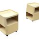 Ensemble vintage de deux chariots Kartell Componibili 4970 par Anna Castelli
