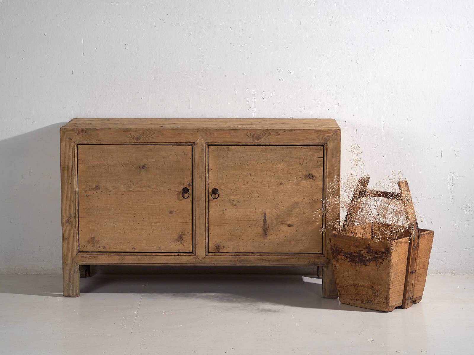 Antique solid wood sideboard (c.1900) #18