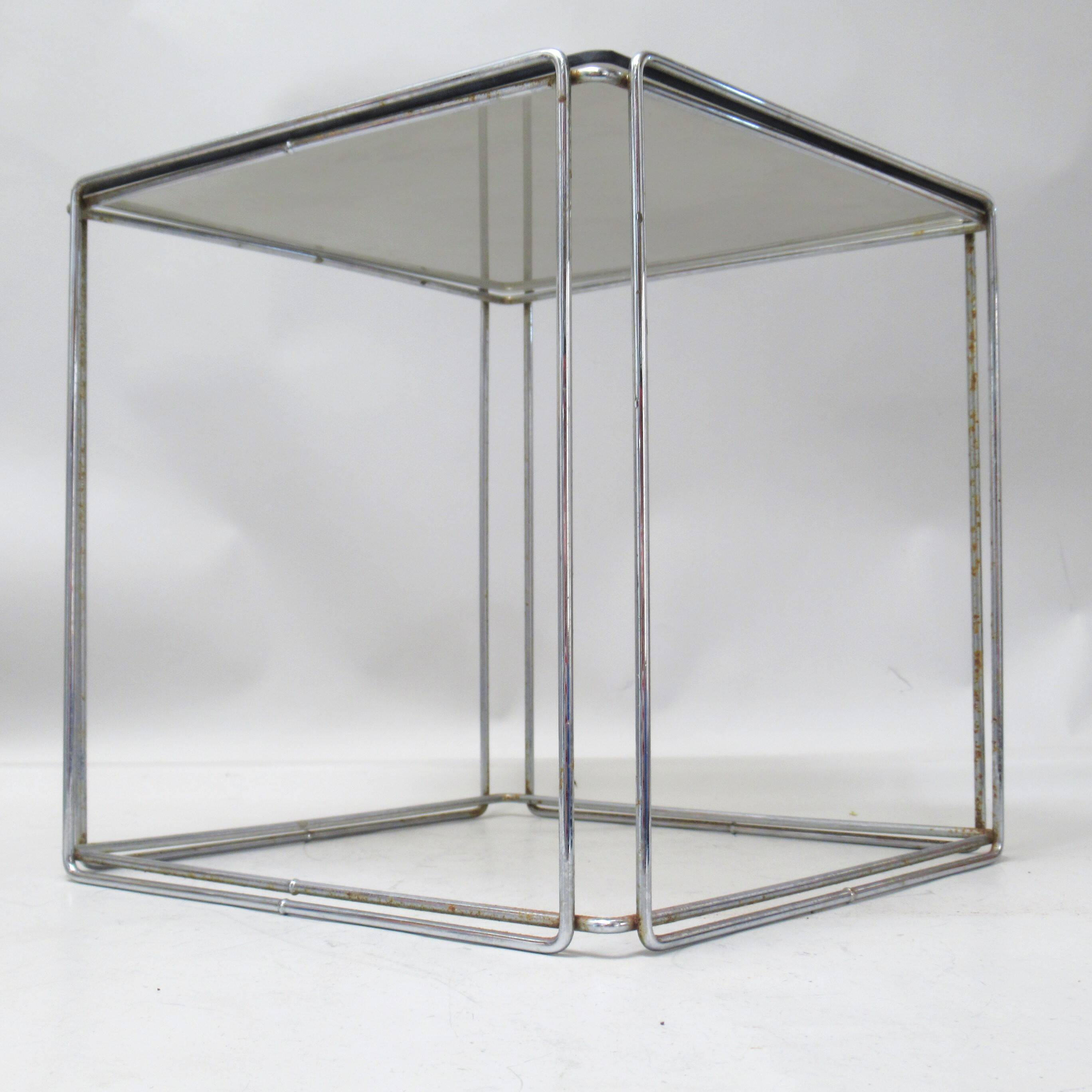 Table basse isocèle Max Sauze années 70