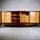 Vintage Art Deco sideboard by Jules Leleu, France 1940