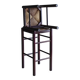 Vintage stool and bar stool with rush seats | Italy | 1970s