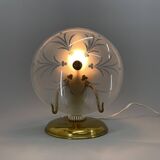 1940s unique small table lamp from italy