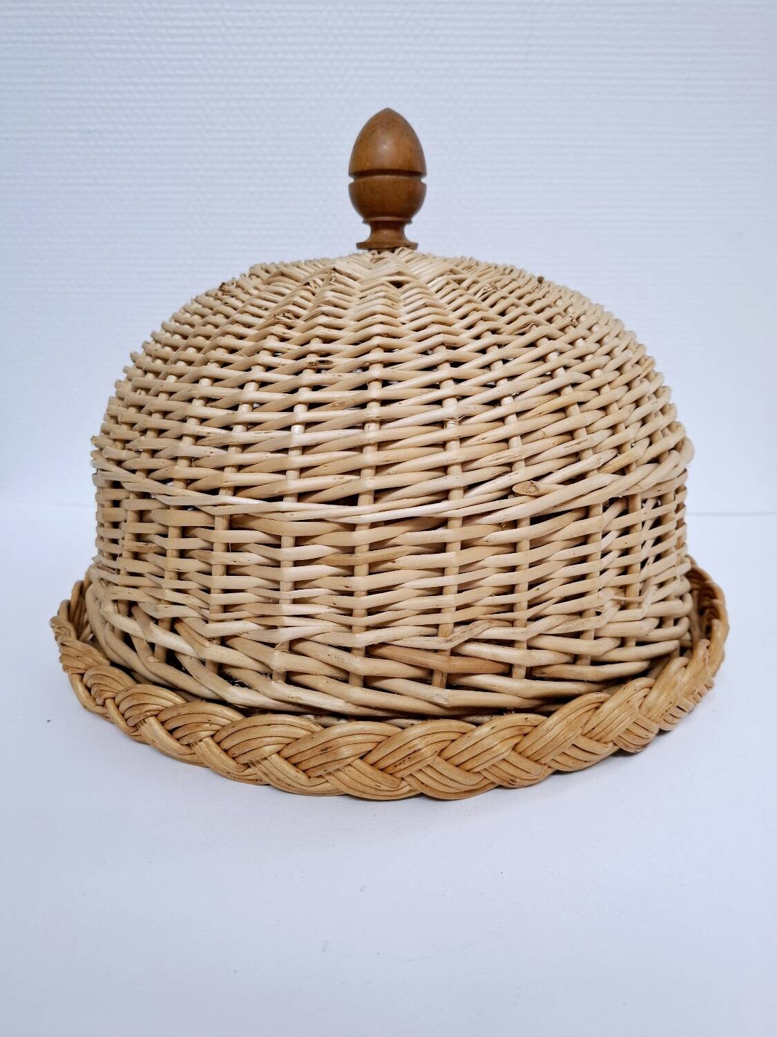 Tray and its vintage wicker bell