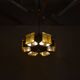 Mid-century design brass and resin pendant, 1960s / Hungary