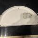 Large Opaline Glass White Sconces, 1980s, Set of 2