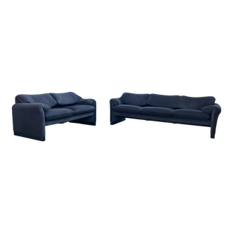 Maralunga set by Vico Magistretti for Cassina