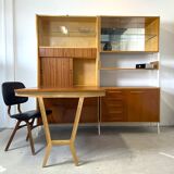 Wall system / modular cabinet with table, František Jirák