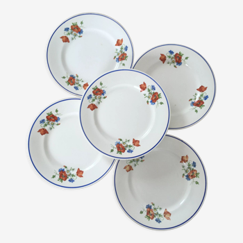 Salins floral dessert plates