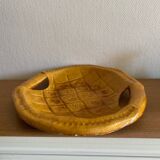 Large glazed terracotta dish
