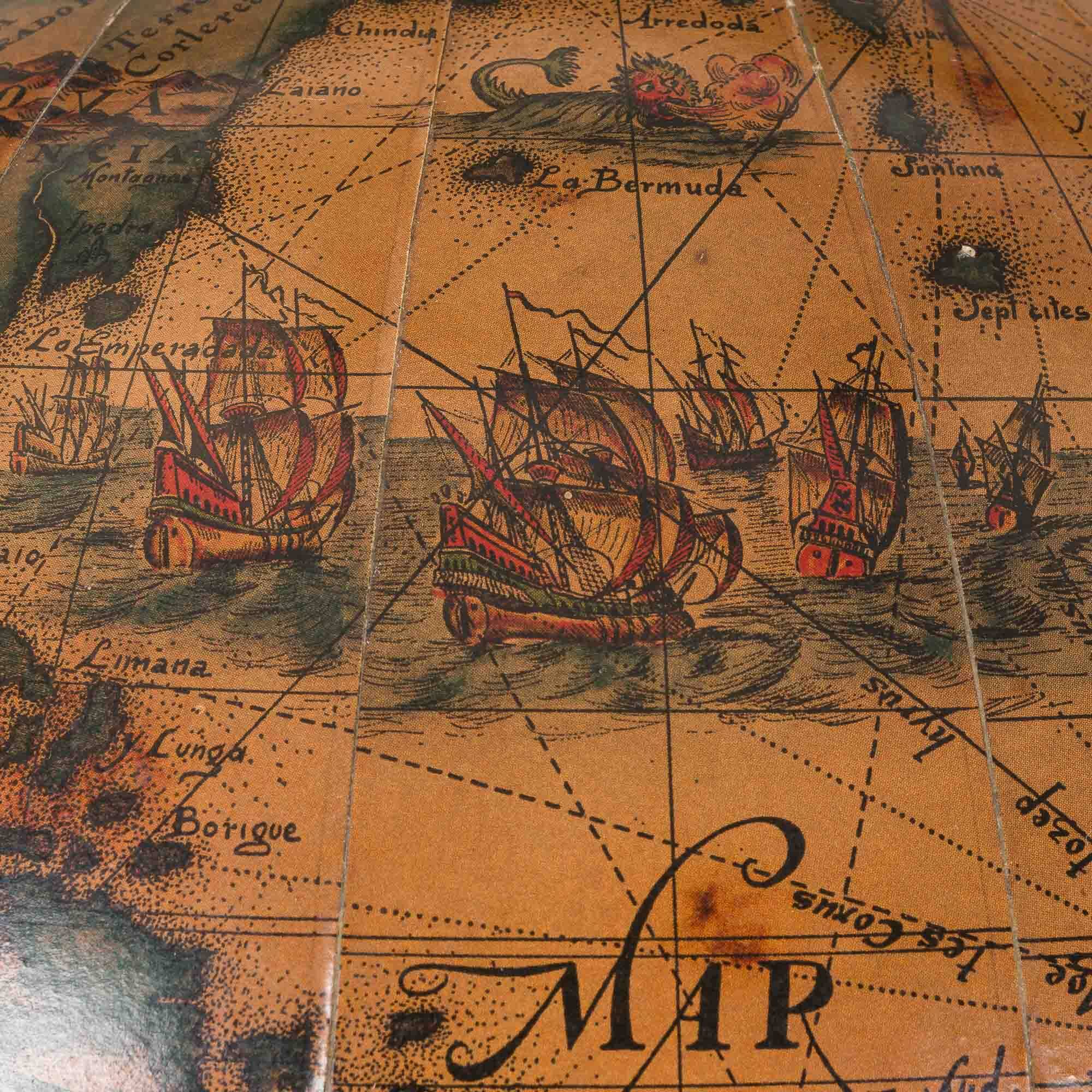 Large Mid-century globe bar cabinet, Italy 1960s