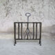 Metal magazine rack