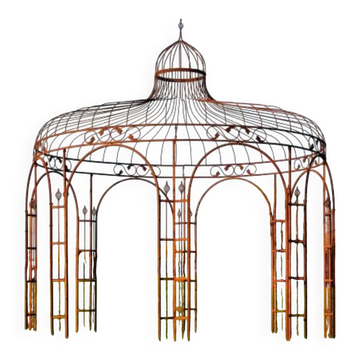Gloriette, tonnelle , pergola en fer forgé