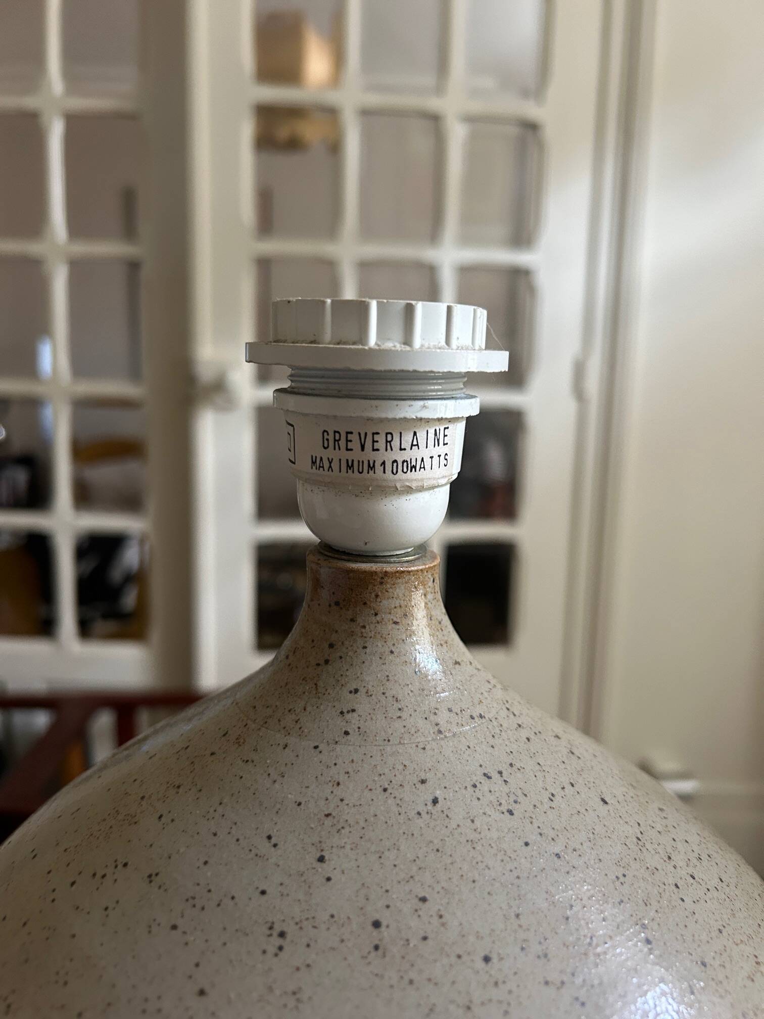 70s ceramic lamp