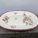 Ironstone serving platter Sarreguemines Strasbourg