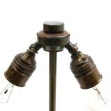 Lampe en bronze de style archaïque chinois 1940 / 1950 s