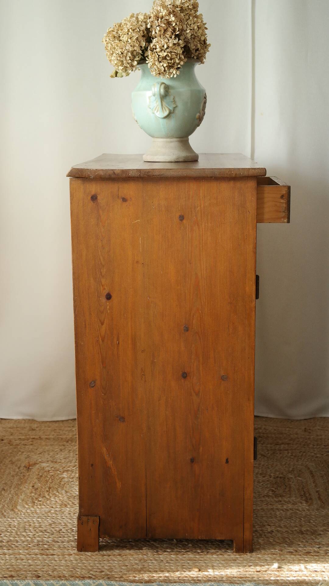 Parisian old waxed wood buffet