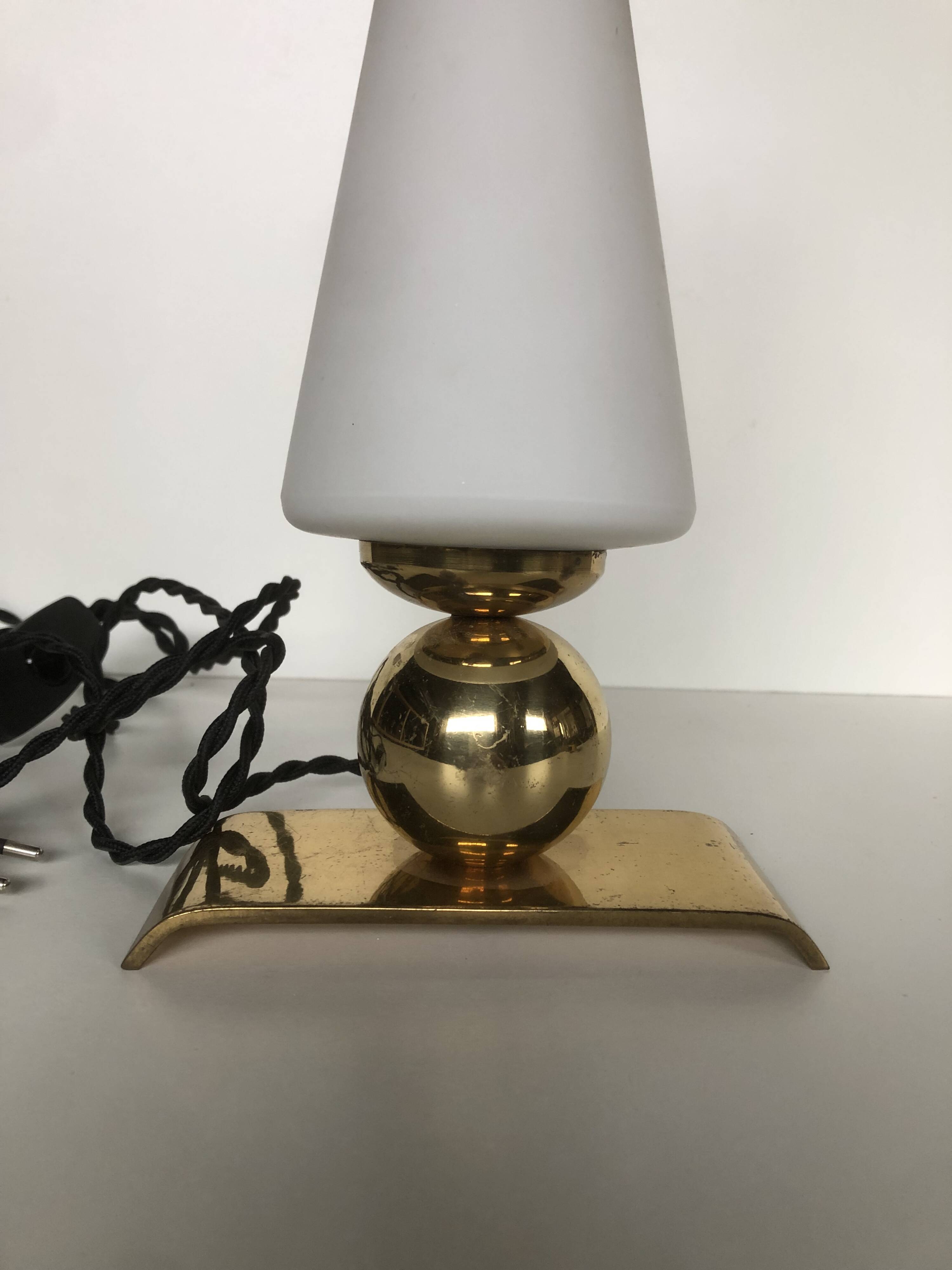Vintage gold lamp