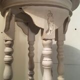 White patina wood harness