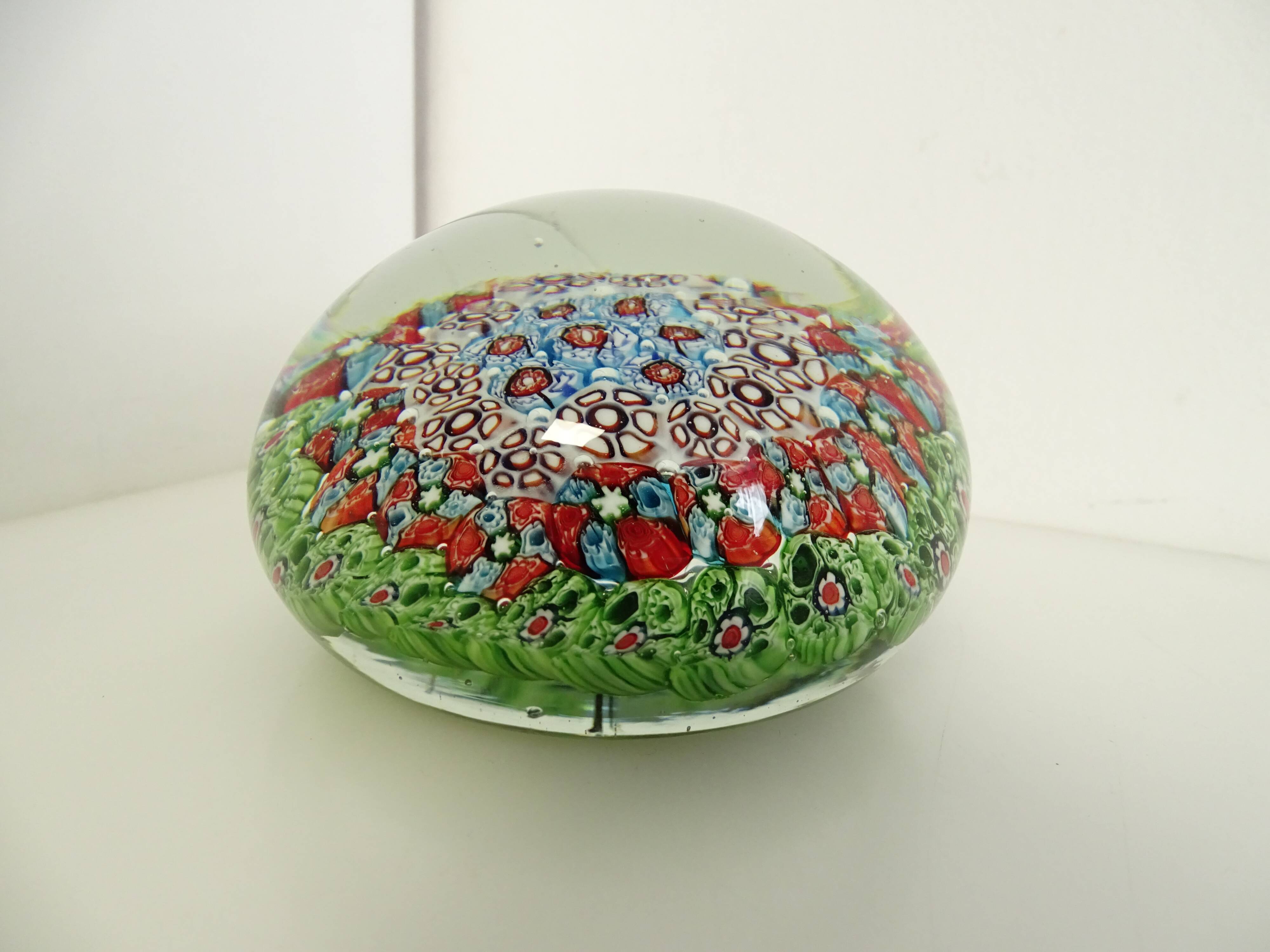 XXL Murano Millefiori hard carbon paper press