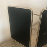 Triptych barber mirror