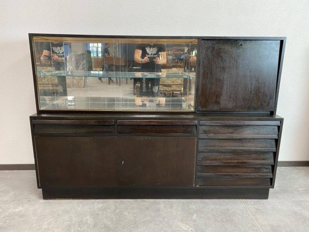 Wall unit Model H by Jindřich Halabala for UP Závody