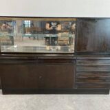 Wall unit Model H by Jindřich Halabala for UP Závody