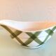 Moulin des Loups green tablecloth model gravy boat / 50s-60s
