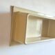 Prisunic vintage cream wall shelf