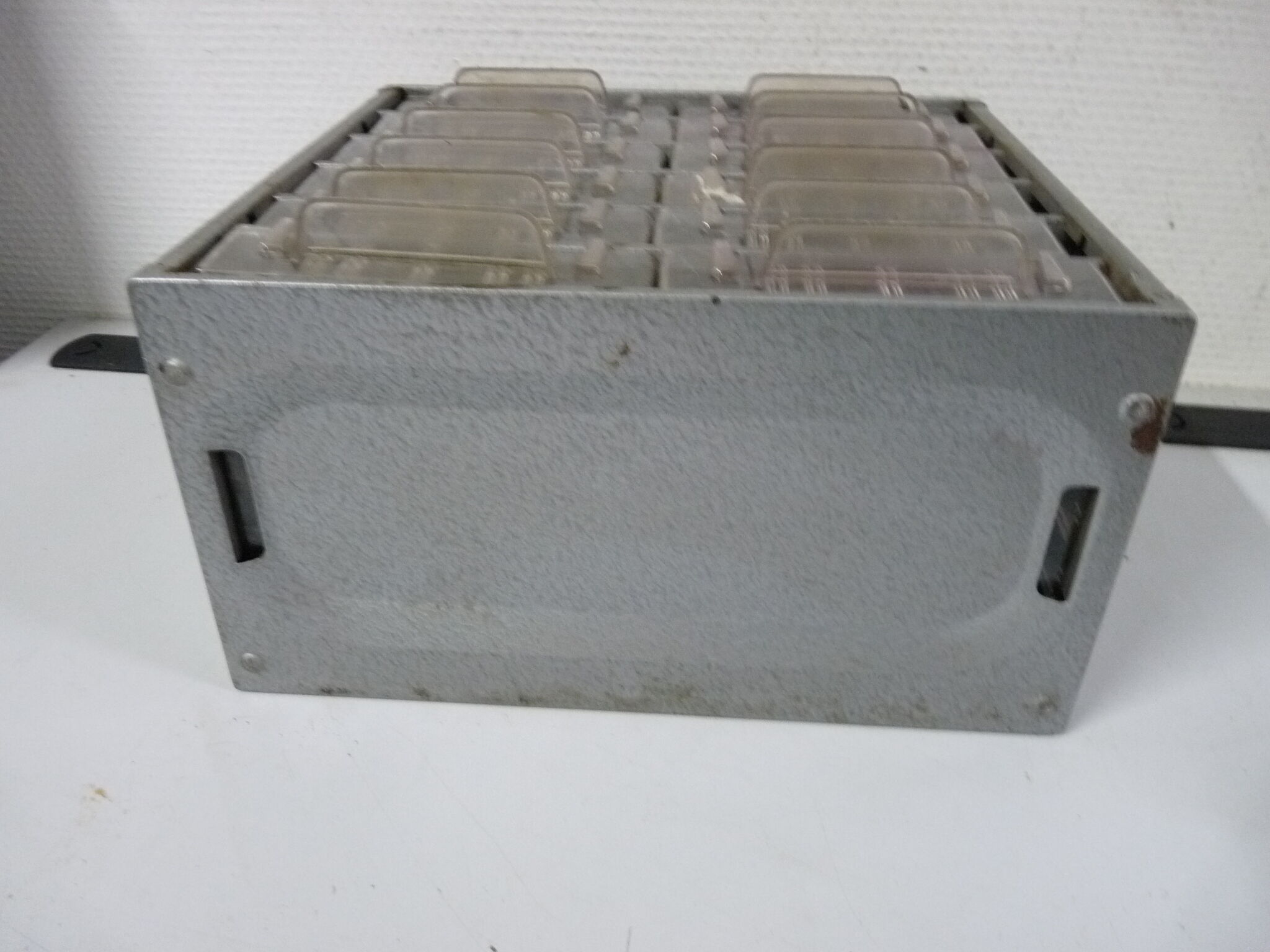 Storage locker with drawer for workshop