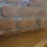 Vintage hammered glass tray