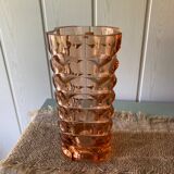 Heavy glass vase 70s