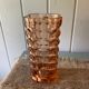 Vase verre lourd 70s