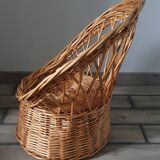 Fauteuil en rotin pour enfant