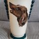 Vintage Art Deco ceramic vase from Longwy