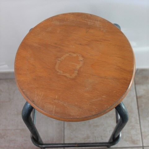 Pair of high industrial stools