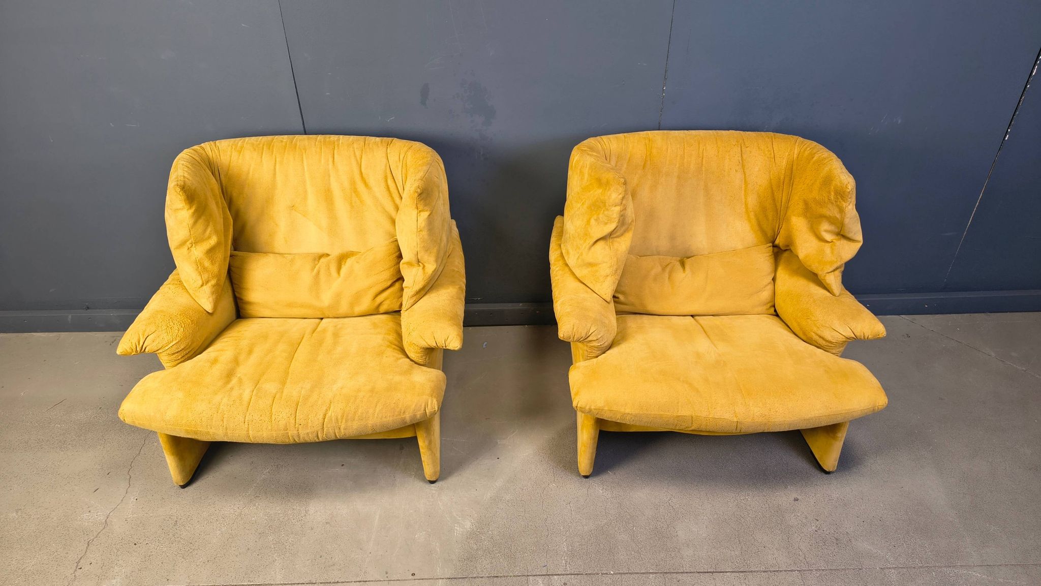 Porto Venere sofas by Vico Magistretti for Cassina, 1980s